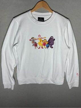 McDonald's White Crewneck Sweatshirt